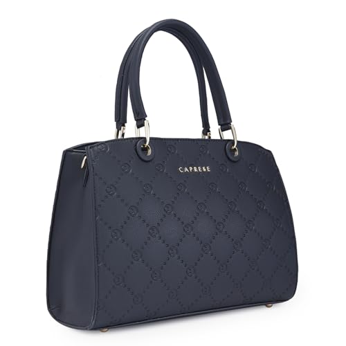 Caprese Brianna Satchel for Women (Medium, Black)