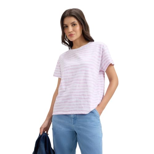 Pepe Jeans Women's Loose Fit T-Shirt (PL506145_Aubergine Purple