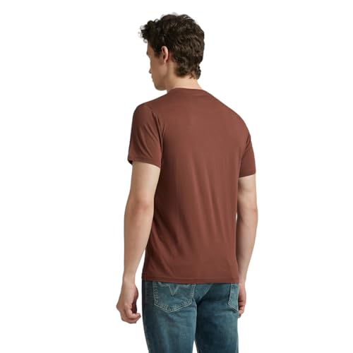 Pepe Jeans Men's Slim Fit T-Shirt (PM509860_Conker Brown