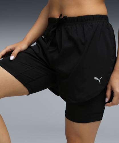 PUMA | Women's Ultra-Light 2-in-1 Running Shorts | Black | XS