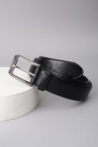 Allen Solly Men Black Solid Casual Belt