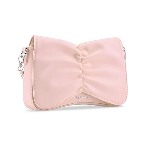 Fastrack Bow-tiful Sling | Faux-Leather Women's Handbags| Ladies Purse Handbag | Sling Bag for Casual Carry