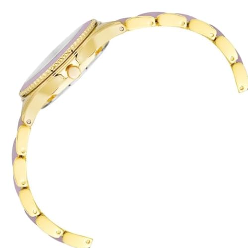 ANNE KLEIN Quartz 37.5 mm Lavender Dial Acrylic Analog Watch for Women