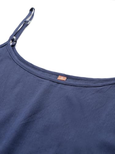 Aarke Ritu Kumar Blue Pearl Petal Full Sleeve Shirt with Camisole