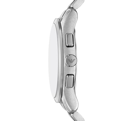 Emporio Armani Silver Quartz Stainless Steel Watch AR11691