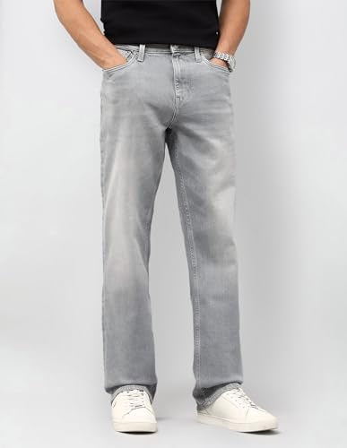 U.S. Polo Assn. Denim Co. Men's Relaxed Jeans (UDJEN2023_Mid Grey