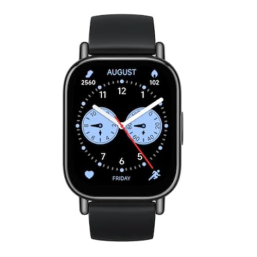 Rᥱdmi Watch 5 Lite | 1.96" AMOLED Display | Built-in GPS | Bluetooth Calling with AI Noise Reduction | Always-On Display | 5 ATM Water Resistant | Black | A+ Condition