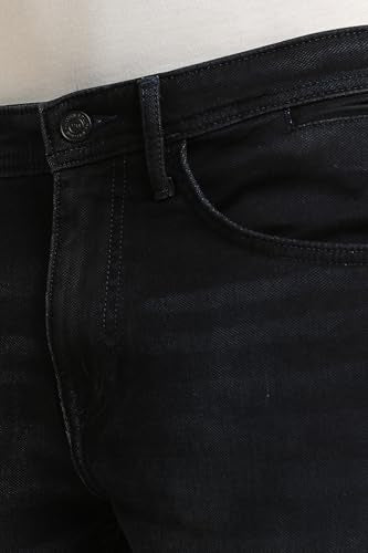 Allen Solly Men's Slim Jeans (ALDNASLF798249_Navy