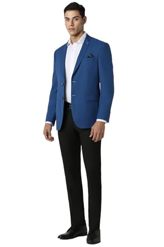 Van Heusen Men's Blazer (VHBZFSLF643414_Blue