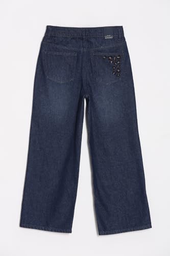 Allen Solly Girls Navy Regular Fit Jeans