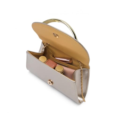 Lino Perros Texas Ellipse Gold Clutch