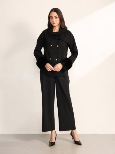Kazo Women's Rim Jacket With Removable Cuff (Black XL)