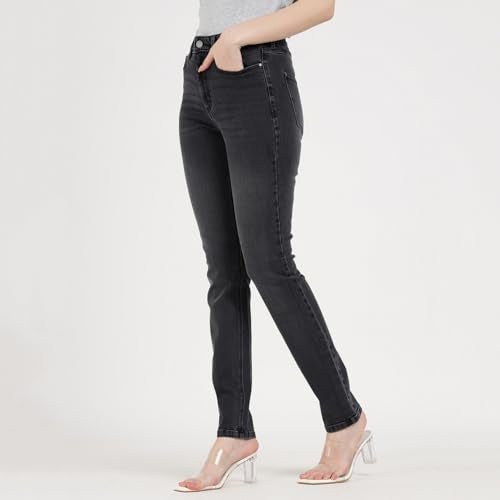 GUESS Tourmaline Mid Solid High Rise Skinny Jeans Black