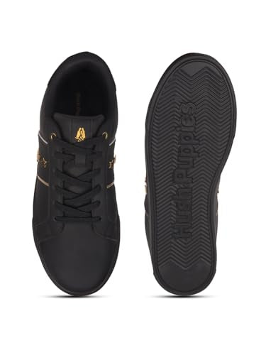 Hush Puppies Women's STARLINE Star Sneake Black Casual Shoe's - 7 UK (5216072)