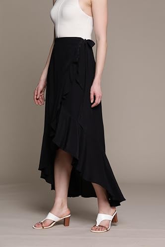 Label RITU KUMAR Black Laurel Skirt