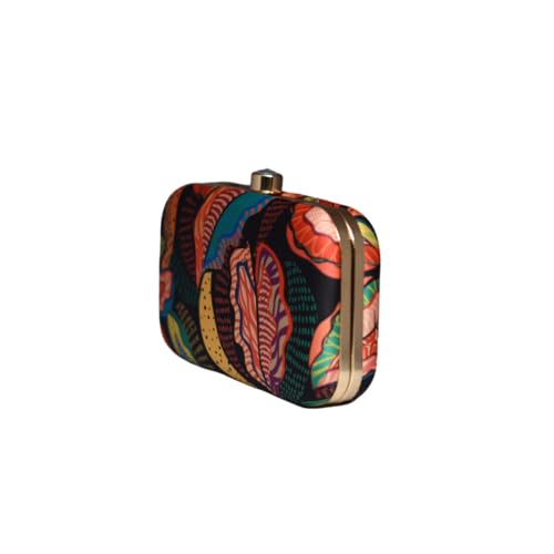 Artklim MultiColoured Printed Clutch