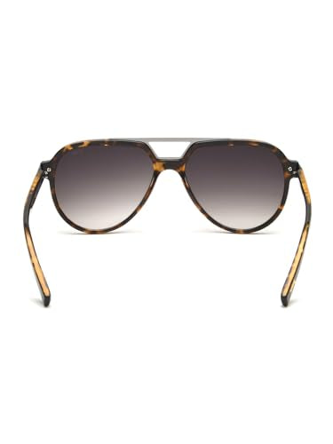 IDEE 100% UV protected sunglasses | Men | Pilot | Full Rim | Gradient | Brown-Frame | Brown-Lens | Large