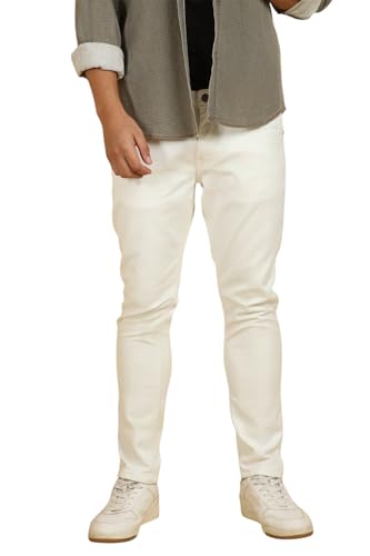 Allen Solly Men's Slim Jeans (ALDNATRF642121_Beige
