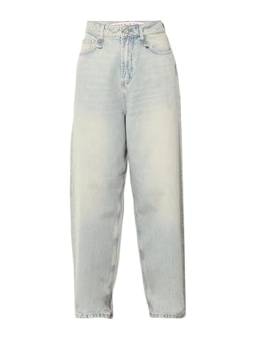 ONLY Women's Loose Fit High Rise Blue Jeans