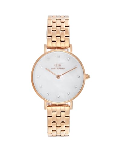 Daniel Wellington Women Mother of Pearl White Round Dial Analogue Watch - DW00100613K