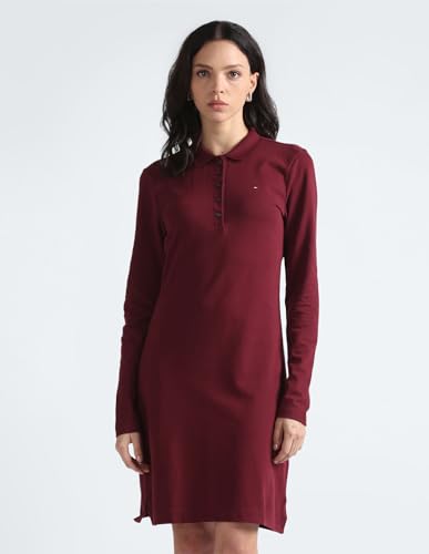 Tommy Helfiger Women Red Color Dress (L)