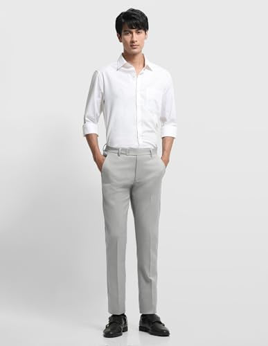 Arrow Men's Dobby Jackson Super Slim Fit Trousers