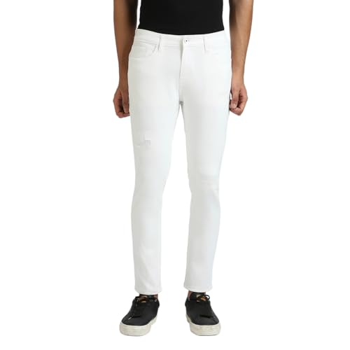 Pepe Jeans Men's Skinny Jeans (PM208133P578_White