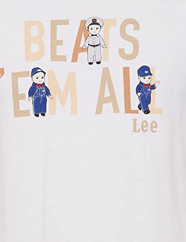 Lee Men's Graphic Print Slim Fit T-Shirt (8905409227732_White L)