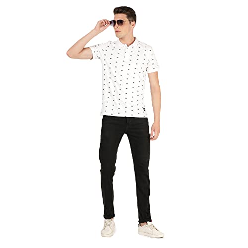 Lee Men's Slim Fit T-Shirt (LMTS002105_White L)