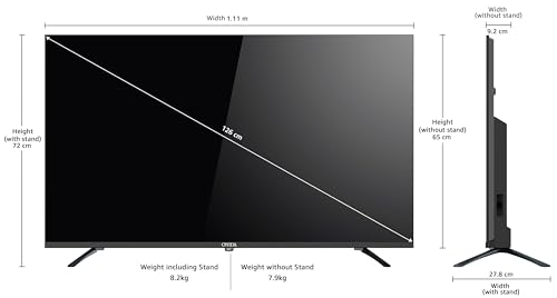 Onida 126 cm (50 inches) Nexg Series 4K QLED Smart Google TV QZ50UI