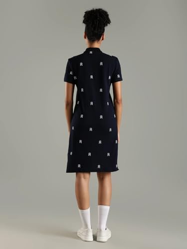 Cotton Polo Collar T-Shirt Dress