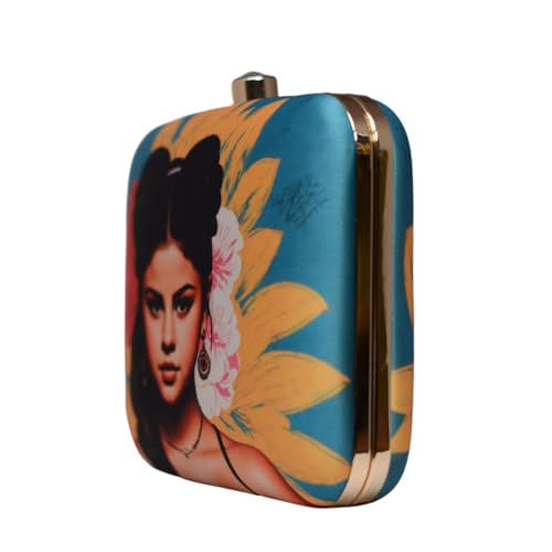 Artklim Selena Gomez Printed Clutch