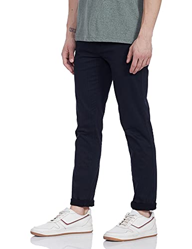 Monte Carlo Men's Sweatpants Regular Casual Pants (2210861172CF-1- Navy_28)