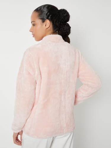 Max Women Teddy Jacket(Pink_XL)