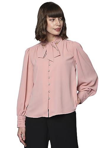 VERO MODA Regular Shirt (10297920_Dusty Pink_XL)