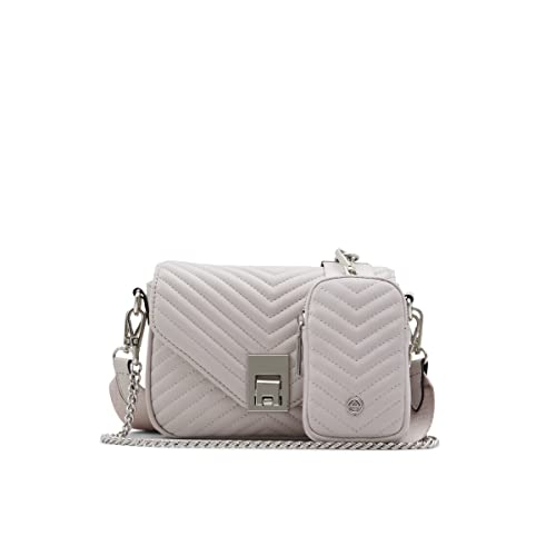 ALDO Women's Unilax Crossbody Bag, Other Grey, Small