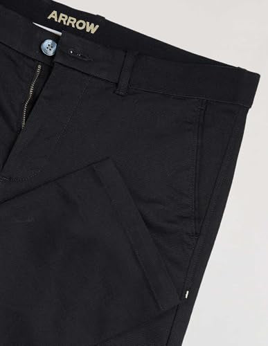 Arrow Sport Men's Slim Fit Autoflex Trousers Black
