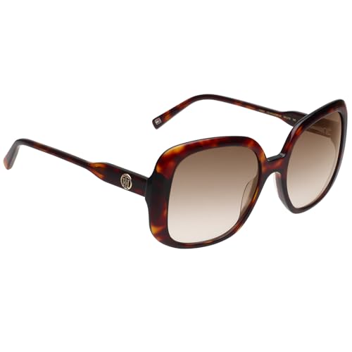 Tommy Hilfiger|Brown Full-rim Frame Square Sunglasses|100% UV Protected (Uv 400) Brown Gradient Faded Lens|Women's | Medium | TH 2621 C2 HAVGDBR 53 S