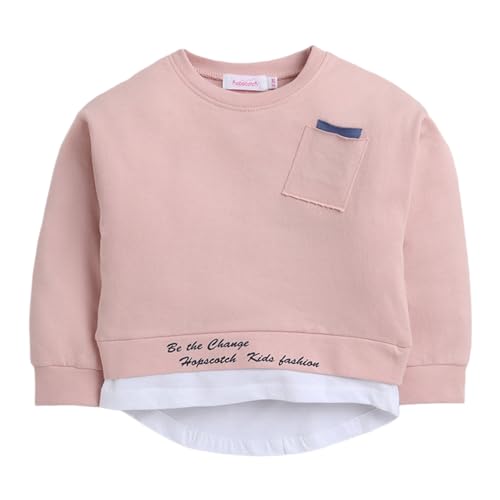 Hopscotch Boys Cotton Jogger Set In Pink Color For Ages (5-6 Years)