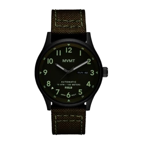 MVMT Nylon Analog Green Dial Men's Watch-28000316-D