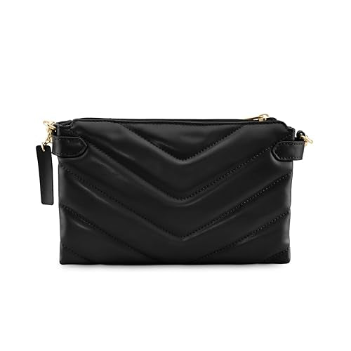 Fastrack Evening Party Sling Bag for Women, Girls and Ladies | Ladies Purse Handbag | Slings for Casual Carry Black