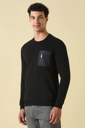 Allen Solly Mens Sweatshirt Black