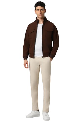 Van Heusen Men's A-Line Coat (VSJKUBOF358584_Brown