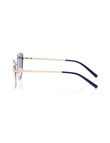 Fastrack Purple Colored Metal Frame CatEye Shaped Polarized Sunglasses for Women
