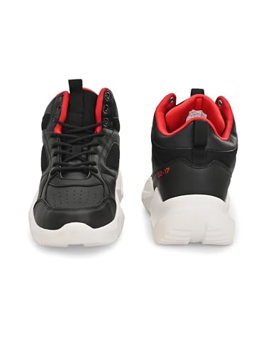 OFF LIMITS Transformer Black Glaze Boot Sneaker, Casual Shoe for Men, 7 UK