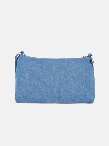 Logo Blue Cotton Sling Bag