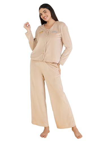 Sweet Dreams Women's Garfield Printed Front Open Pyjama Set