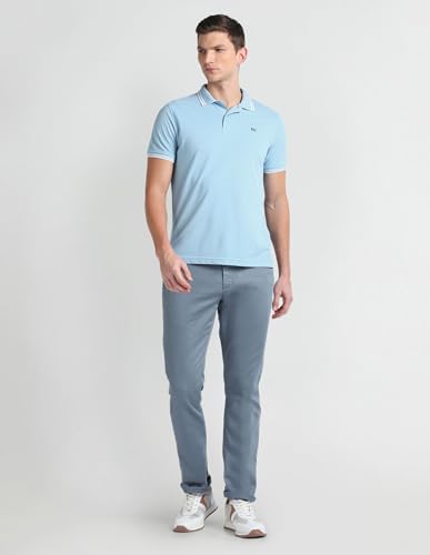 Arrow Low Rise Autoflex Trousers Blue