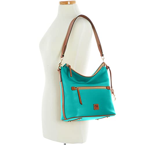 Dooney & Bourke Handbag, Pebble Grain Large Sac Shoulder Bag - Spearmint, Spearmint, One Size