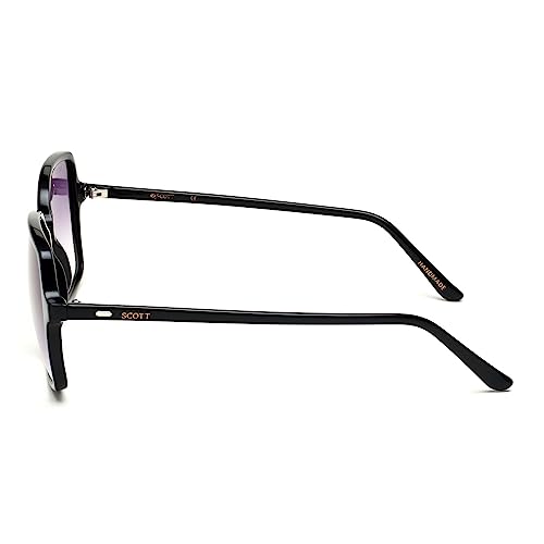 Scott Gradient Square Women Sunglasses 10009 Stella C1 55 S |55| Grey Color Lens